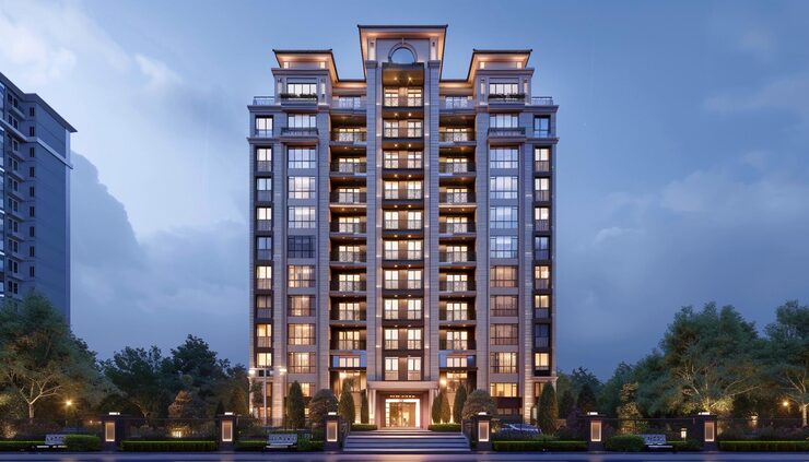 M. Jhaveri Group projects in Indore, artist impression