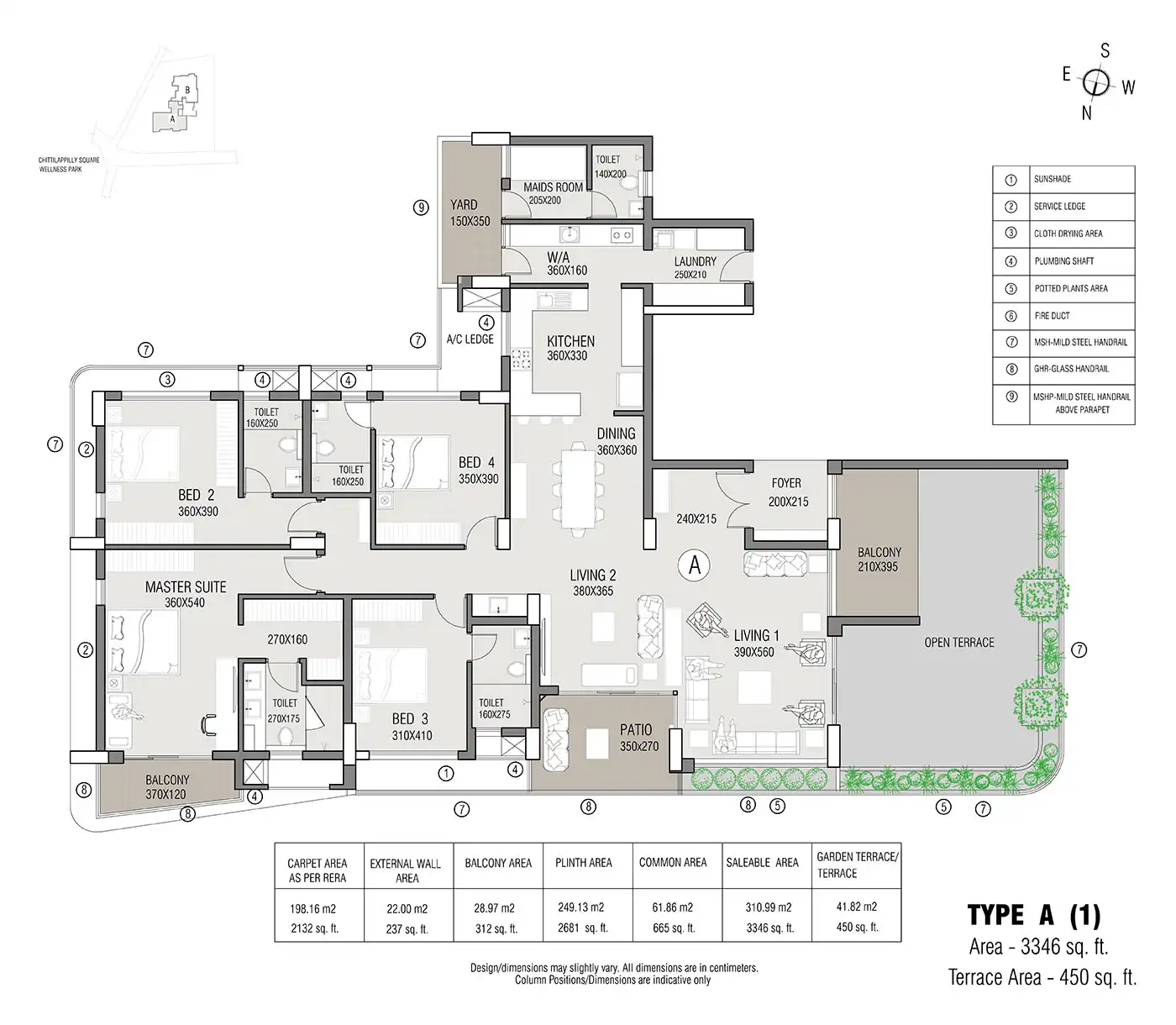 Retail shop layout preview at Omaxe Ujjain township